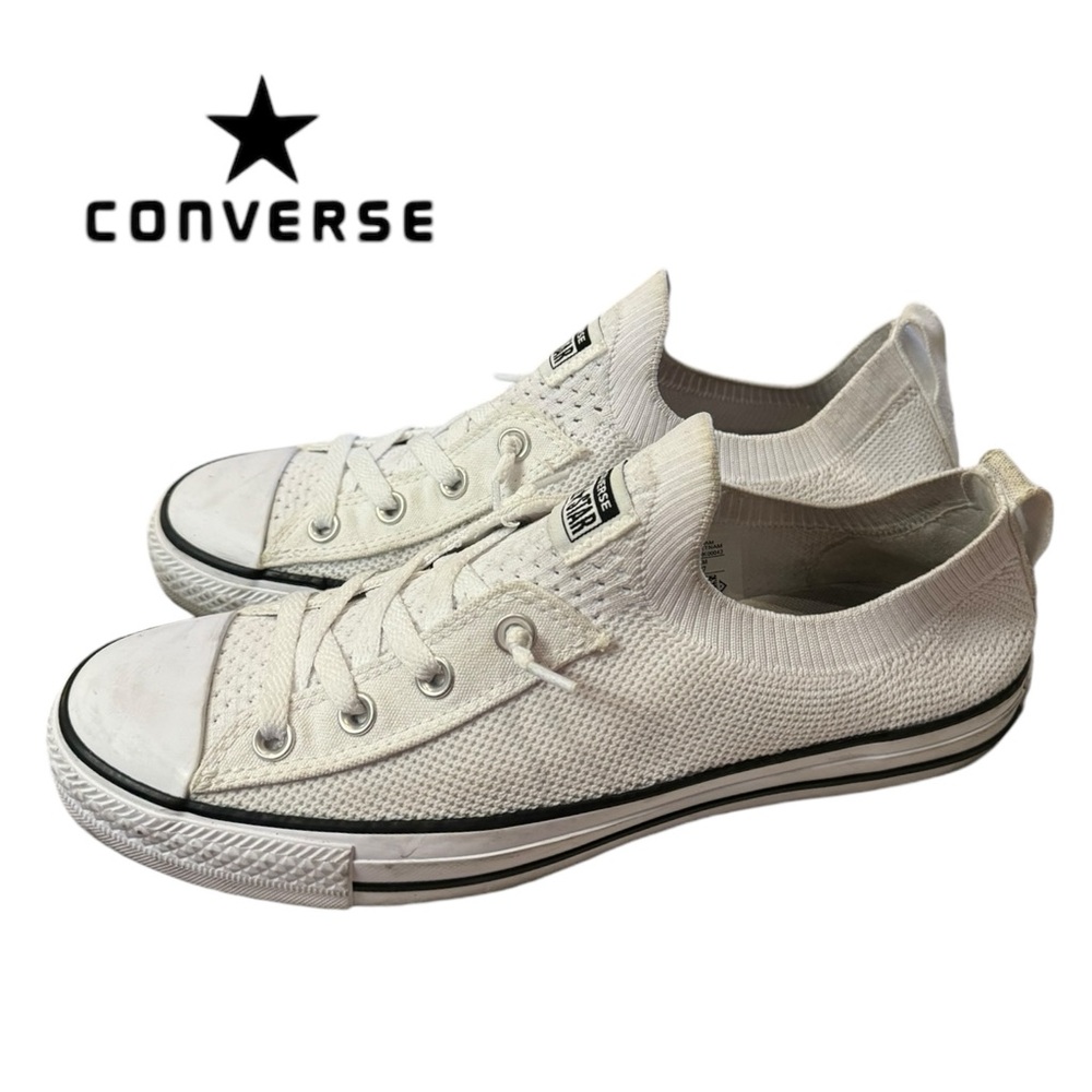 Converse Chuck Taylor All Star Shoreline Knit White Sneakers 10.5